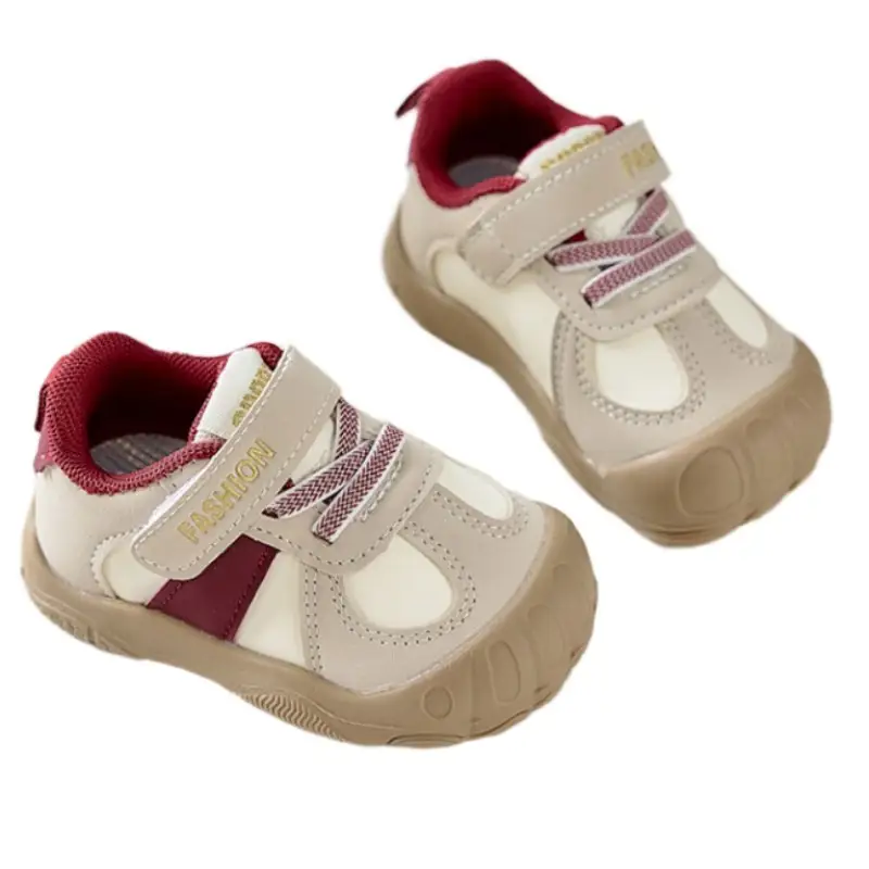 Children's sports shoes autumn new item men's women's Baby bnon slip casual versatile leather surface soft sole running shoes - Image 8