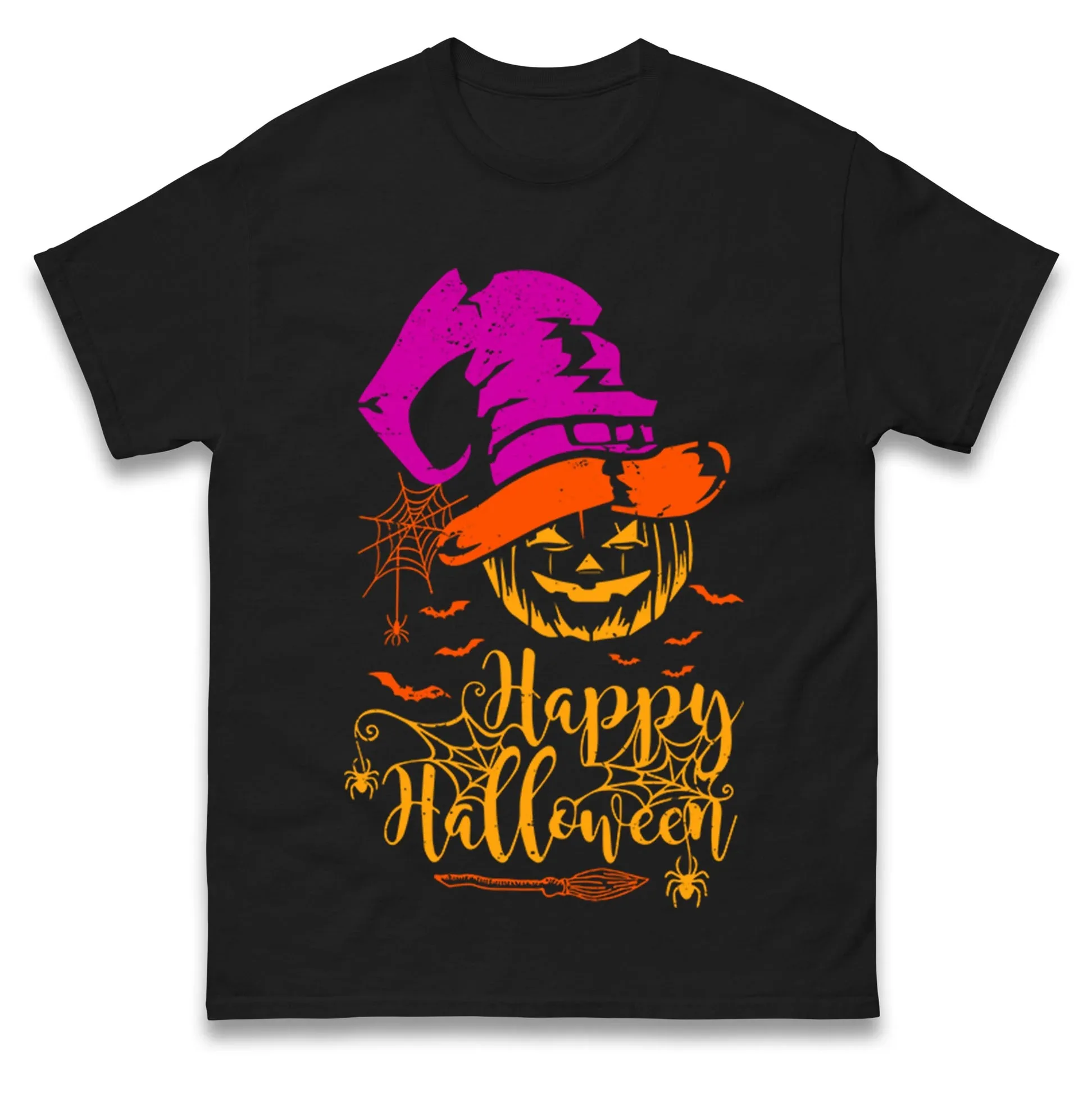 

Футболка Spooky Pumpkin Happy Halloween для мужчин и женщин, хлопковые футболки с круглым вырезом и короткими рукавами, футболка в стиле ретро в стиле хип-хоп Y2k, мужская одежда