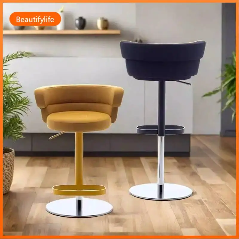 Exterior Contemporary Bar Chair Upholstery Rest Breakfast Kitchen Bar Chair Restaurant Exterior Silla De Escritorio Furniture