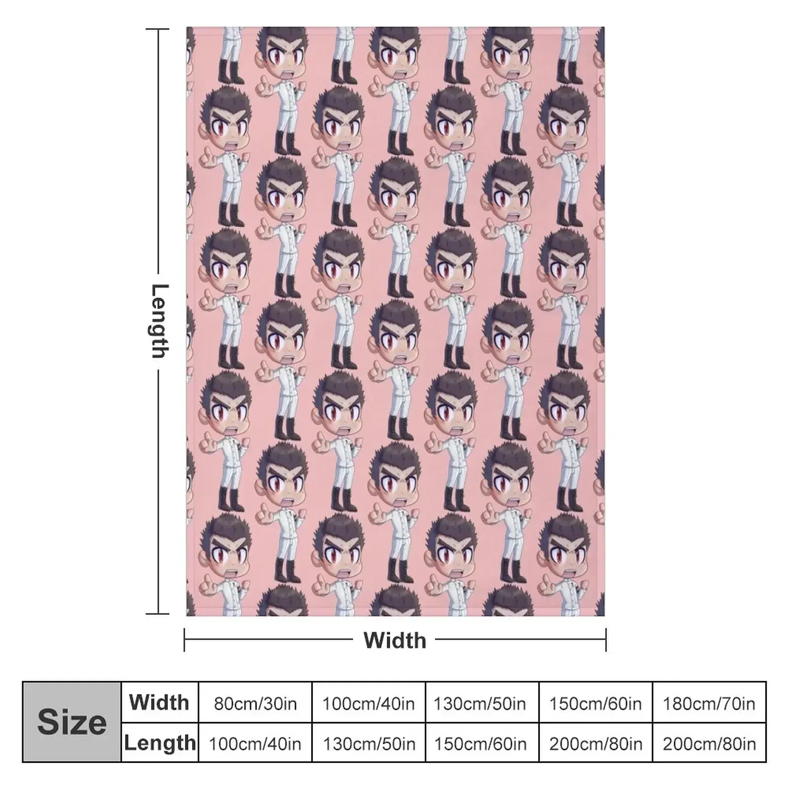 Kiyotaka Ishimaru Danganronpa Throw Blanket Shaggy Sofa Quilt For Sofa Thin Sleeping Bag Blankets