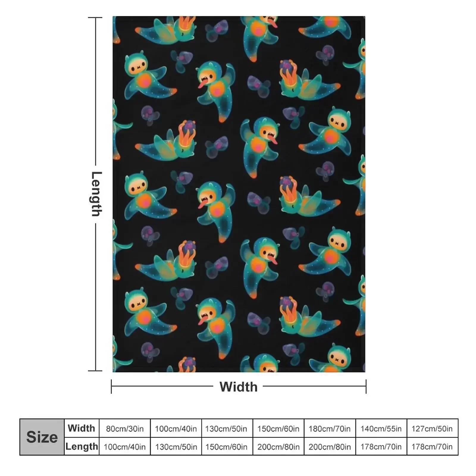 Sea angel and sea butterfly Throw Blanket Quilt Single Heavy funny gift Blankets