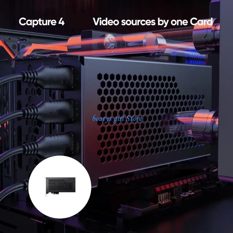 C7AB Low Latency PCIE Device Recording 4 Channel HDTV PCIE Video Card