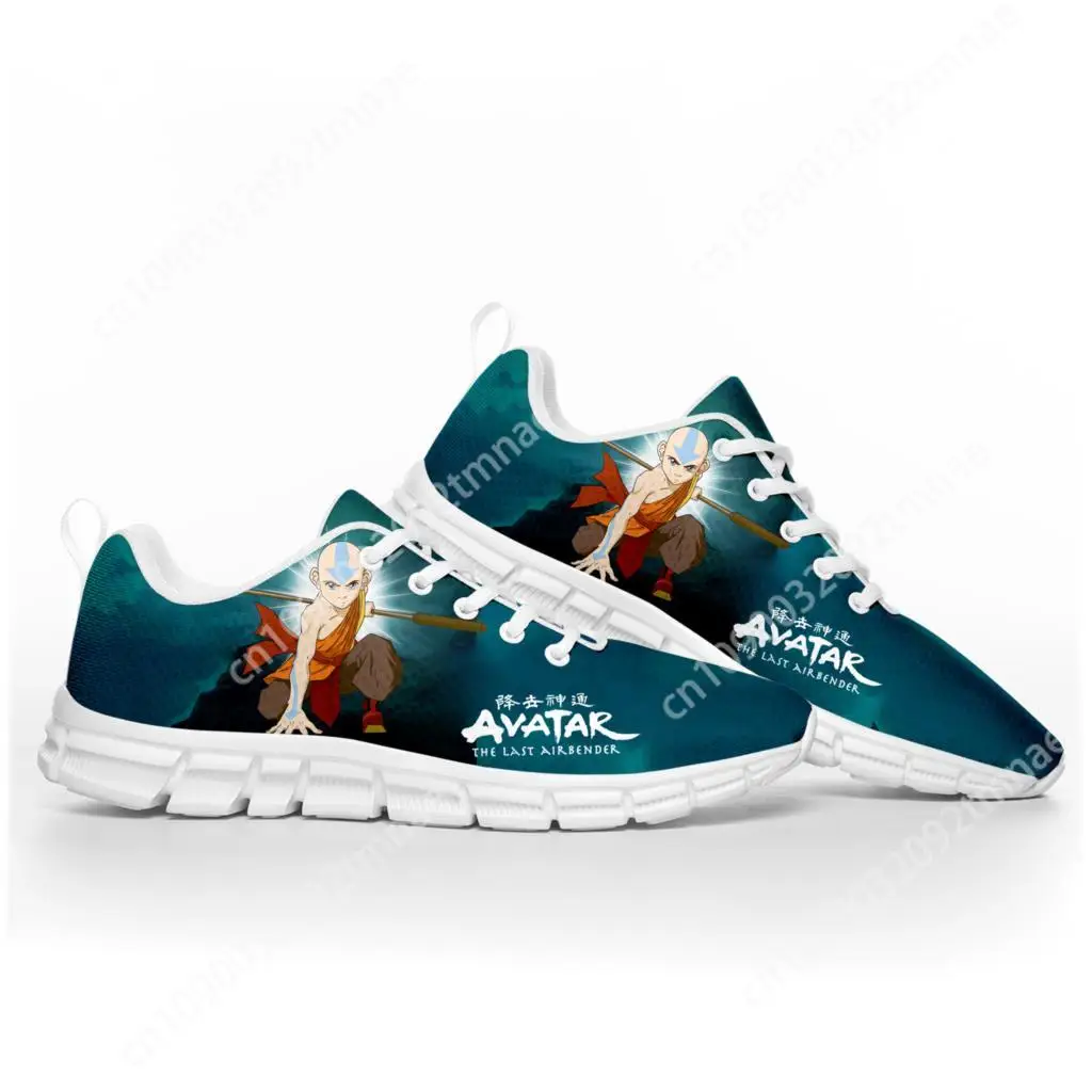 Avatar De Laatste Airbender Sportschoenen Heren Dames Tiener Kinderen Sneakers Custom Hoge Kwaliteit Sneaker Paar Witte Schoen