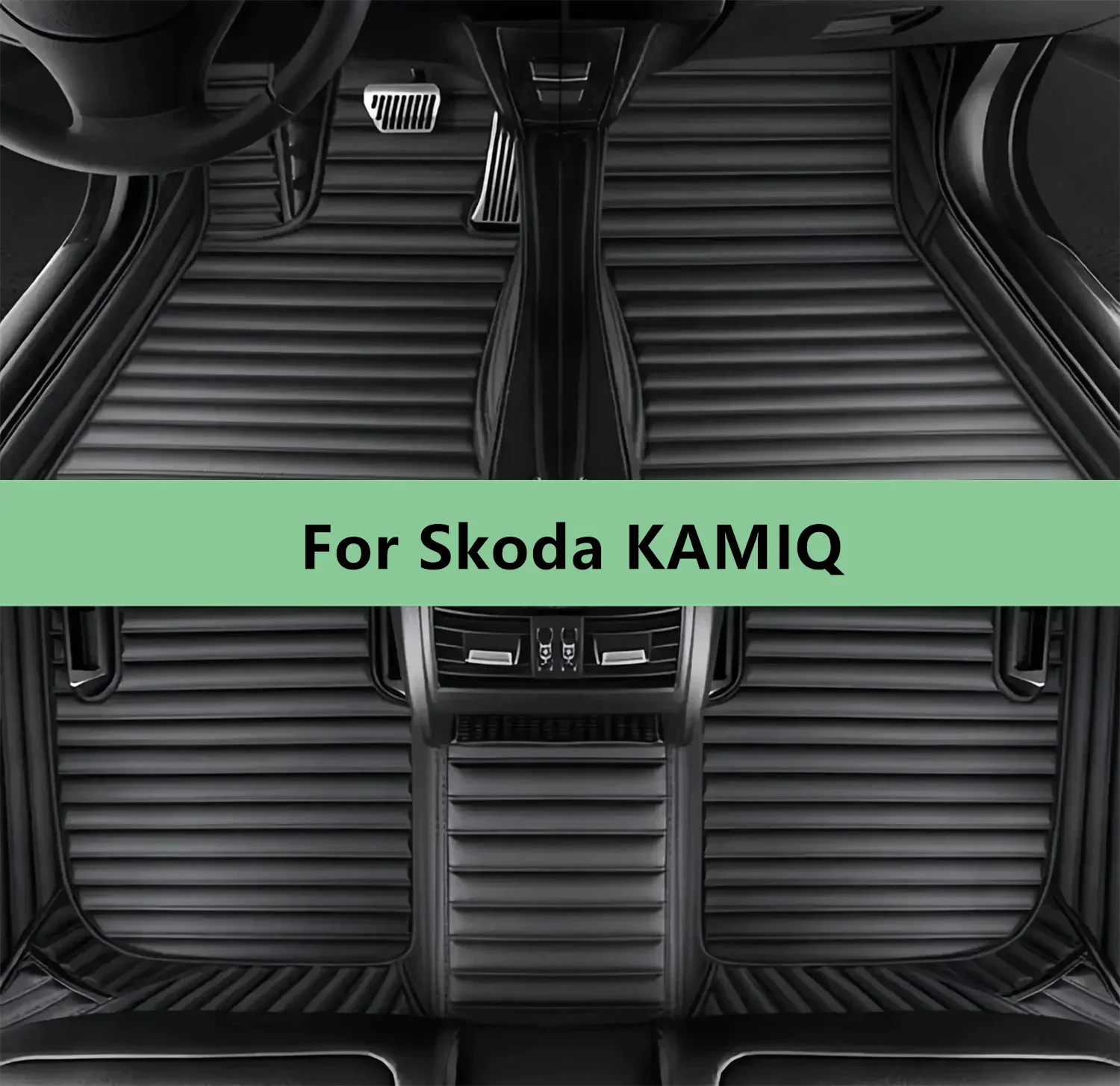 Maßgefertigte Autofußmatten für Skoda KAMIQ 2020 2021 2022 2023 2024 2025 2026 2027 2028 Fußmatten für Autozubehör Teppiche