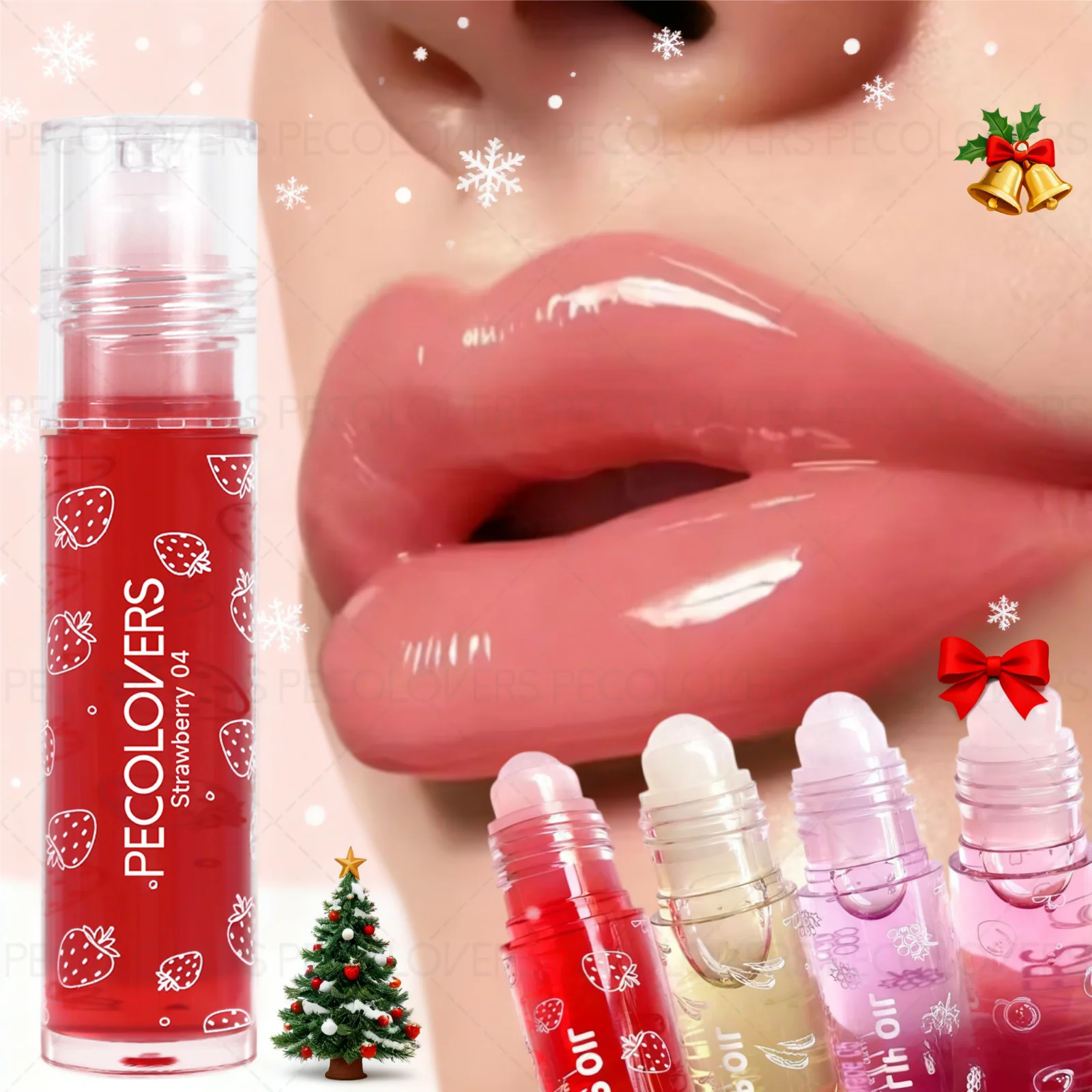 1PC lipgloss en lippenbalsem voor het verminderen van liplijnen - Direct gladmakend, hydraterend, hoogglans, herfst- en winterlippenverzorging