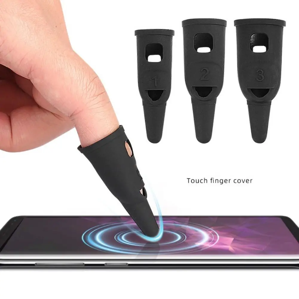 

Silicone Touch Finger Cover Multi-functional High Precision Sensitivity Stylus Screens Pens Universal