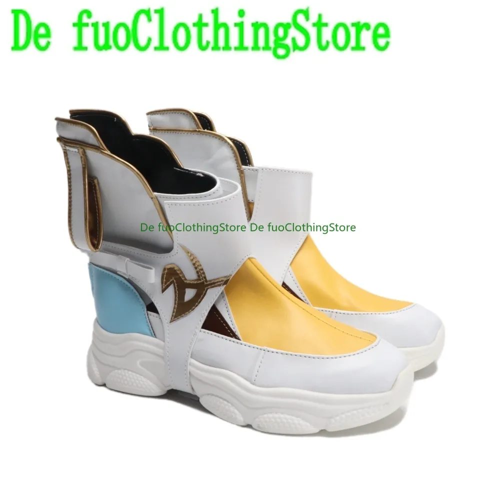

DefuoClothing Final Fantasy XIV Sfin Cosplay Shoes FFXIV Character Boots Anime Games Halloween Costumes Party Props Shoes