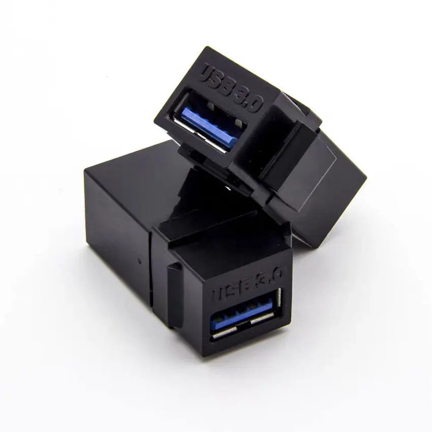 1PCS USB 3.0 A Female to A Female Extension Keystone Jack Coupler Connector Adapter Converter