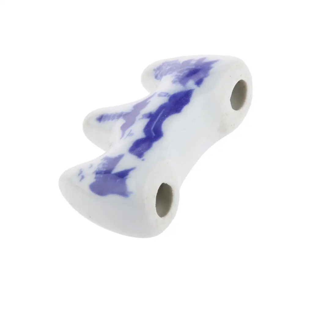 Decorative Ceramic Penholders Blue White Porcelain Brush Holders for Workspace Home Office Desk Stationery Storage