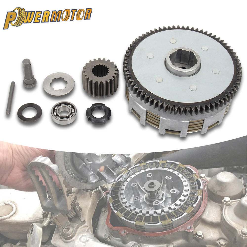 

Motorcycle Clutch Assembly With 6 Plates For GY6 200cc-250cc Motocross ATV Quad Universal Engine Modified Spare Parts