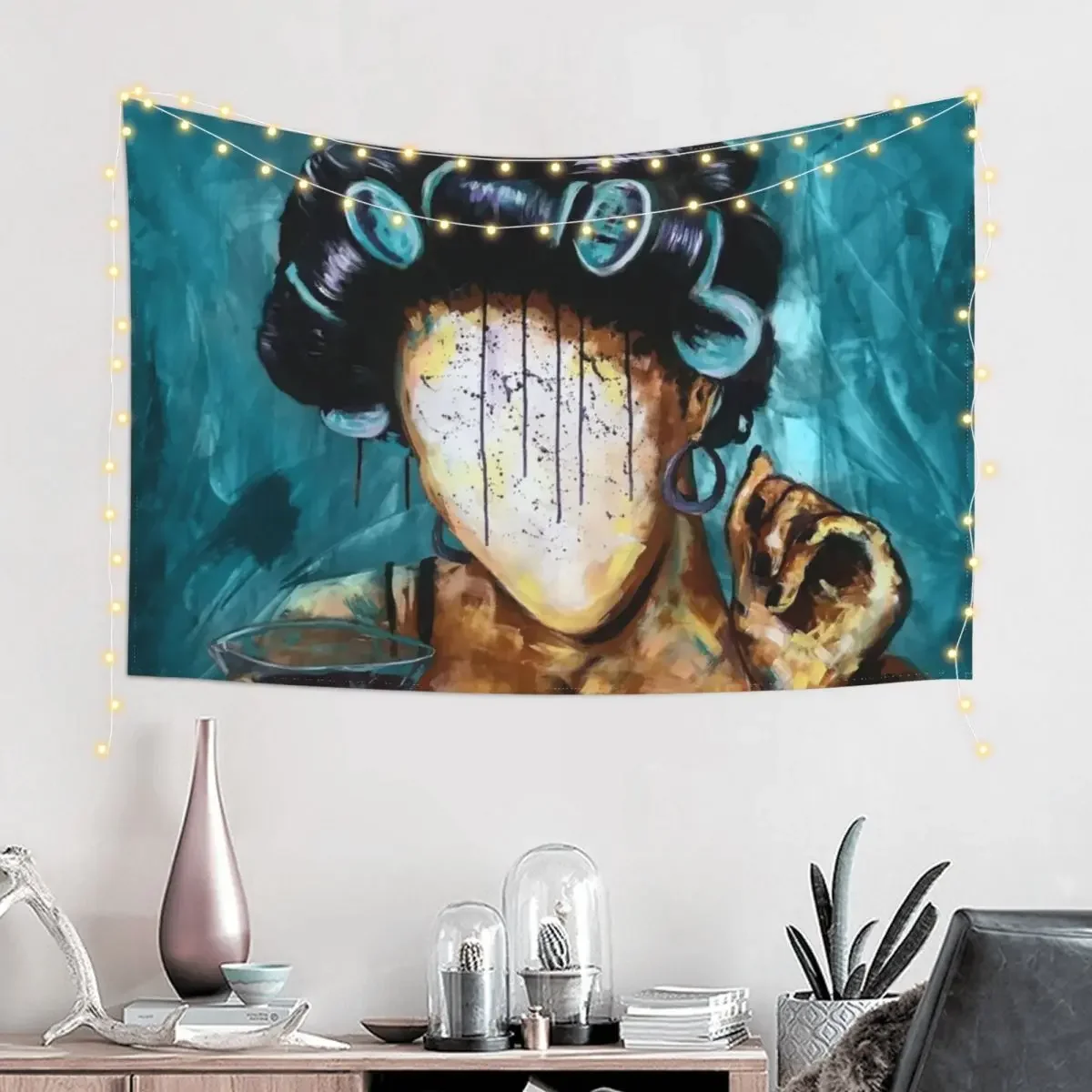 Undressed X TEAL Tapestry Room Decor Room Decor Korean Style Wall Decoration Tapestry