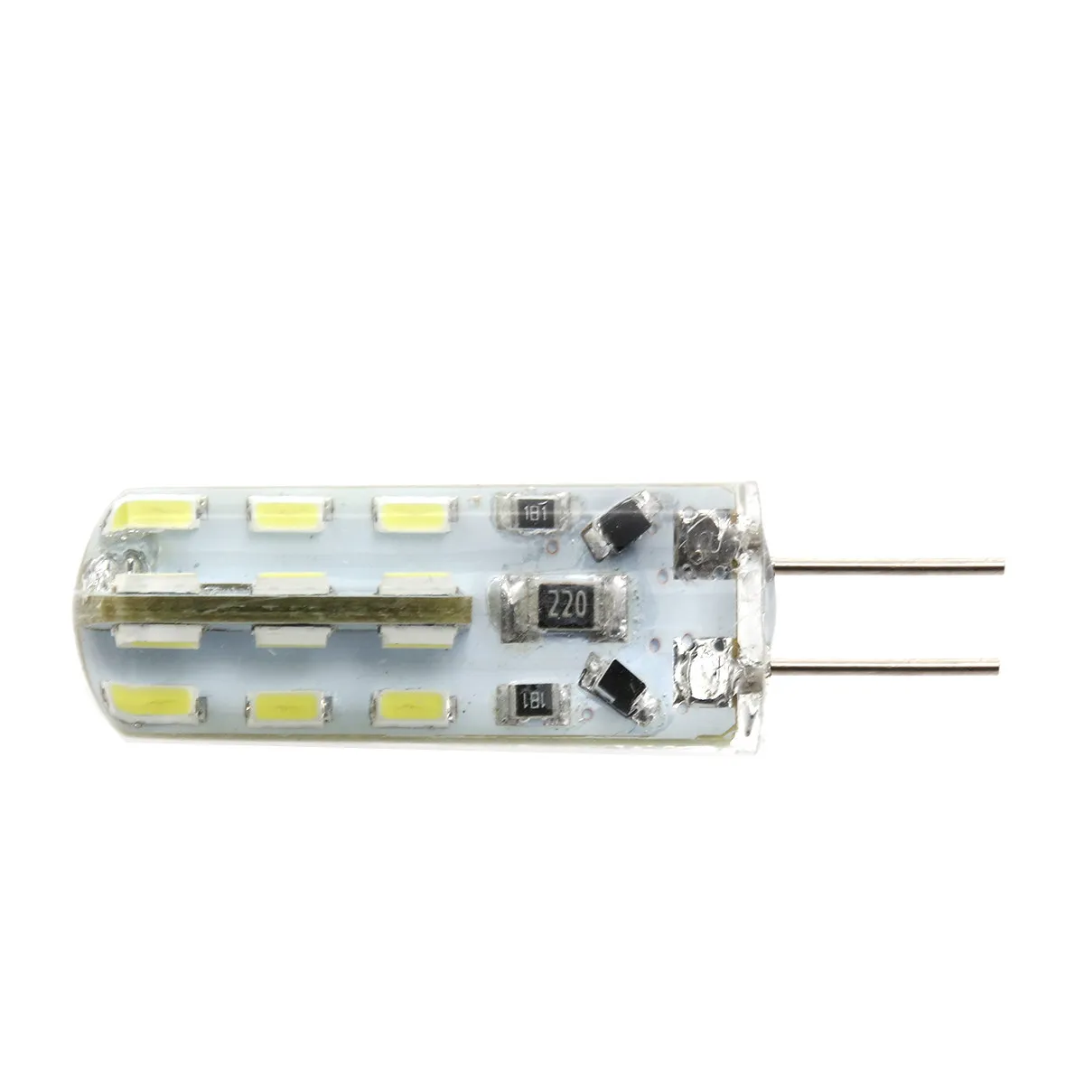 G4 LED Bulb 12V DC 1.5W 24x3014 SMD White 6500K Energy Saving Eco-Friendly Indoor Lamp
