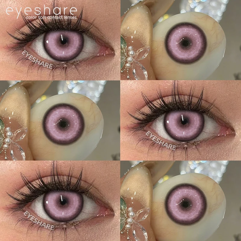 EYESHARE 1 Paar Rote Cosplay-Farbige Kontaktlinsen für Augen Verrücktes Halloween-Make-up Farbige Augenlinsen Anime-Zubehör – Detail 34
