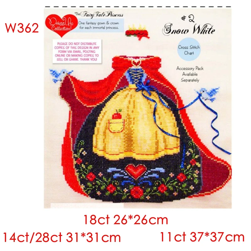 Cross-stitch set, noble evening dress, princess dress, hand-embroidered material bag, hanging painting