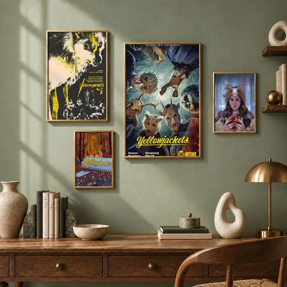 Dark TV Series Y-YellowjacketsS Poster HD Self-Adhesive No Residue After Removal Ideal for All Kinds of Wall Decor
