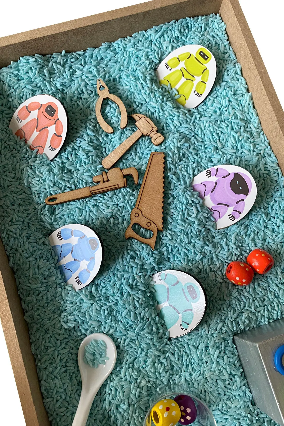 Set Aktivitas Kayu-Mainan Montessori