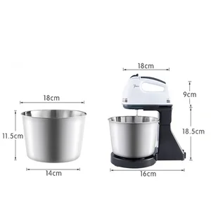 Küchenunterstützung Food Mixer Küchen Lebensmittel Mixer Elektrische Desktop Eierschlägercreme Kuchen Milch Milchprozessor 12 Hauptverkaufsmischmaschinenmaschine - №6