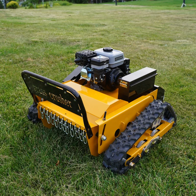 Hot Selling  Lawn Mower Crawler Type 80-120cm Cutting Width Grass Cutting Machine Robotic Lawn Mower