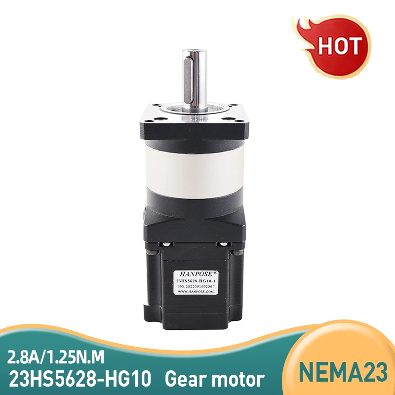 

Шаговый двигатель neam23, высокоточный шаговый двигатель с редуктором, соотношение 23HS5628-HG, 5-1 10-1, планетарный редуктор OSM, редуктор для 3D-принтера