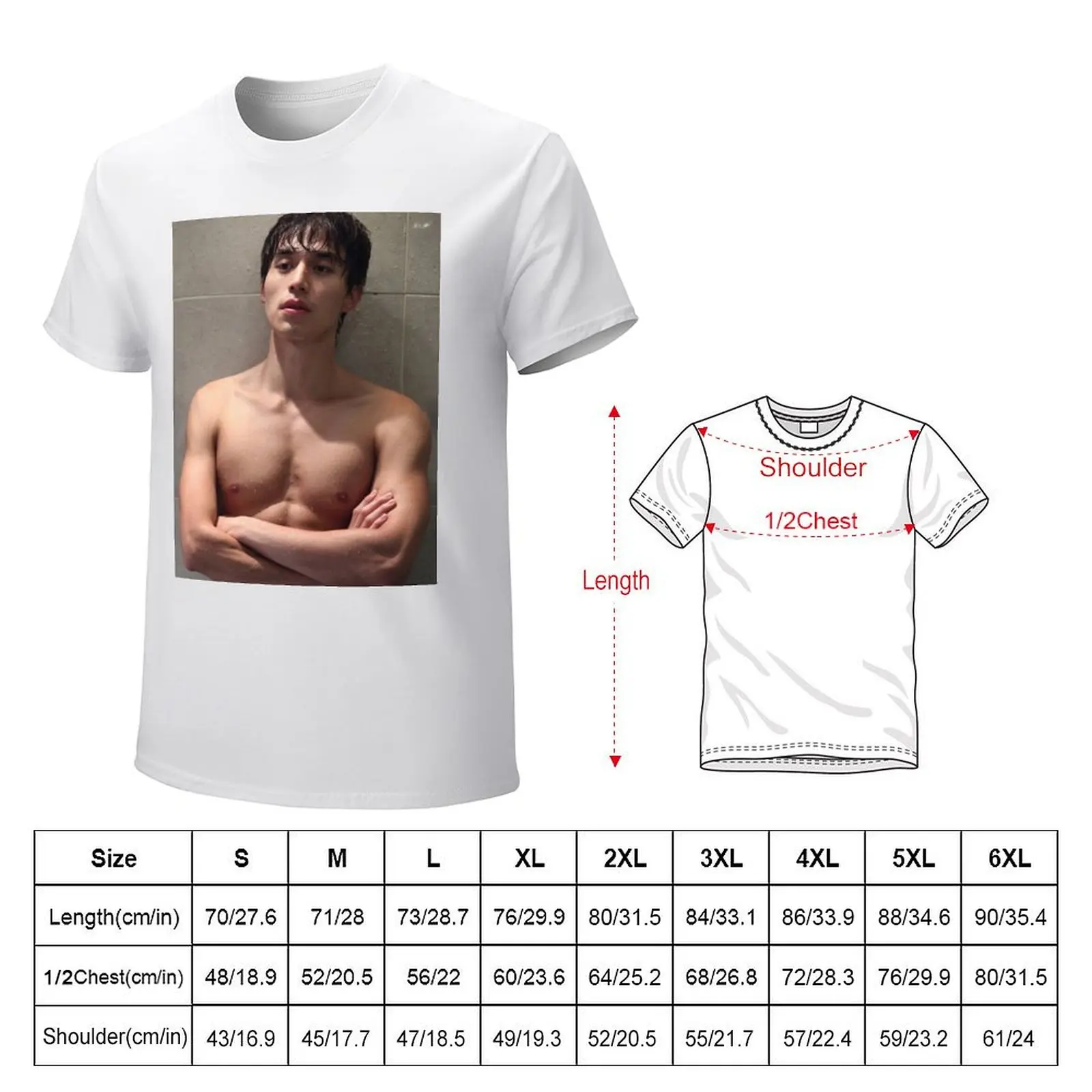 Lee Dong Wook shower T-Shirt blanks boys whites mens graphic t-shirts big and tall