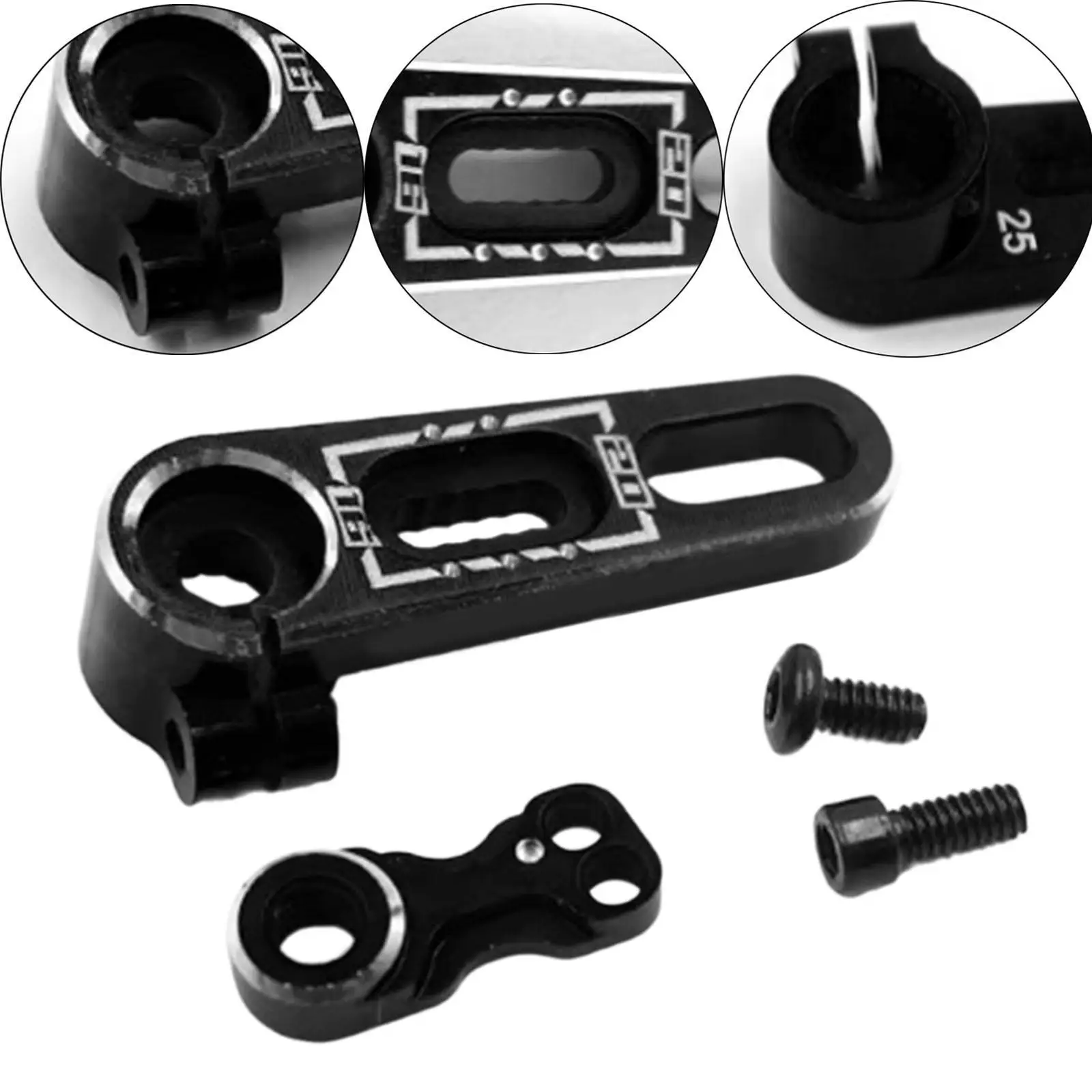 Metalen 25T Servoarm Eenvoudige installatie RC Servomodel Accessoires Reserveonderdelen