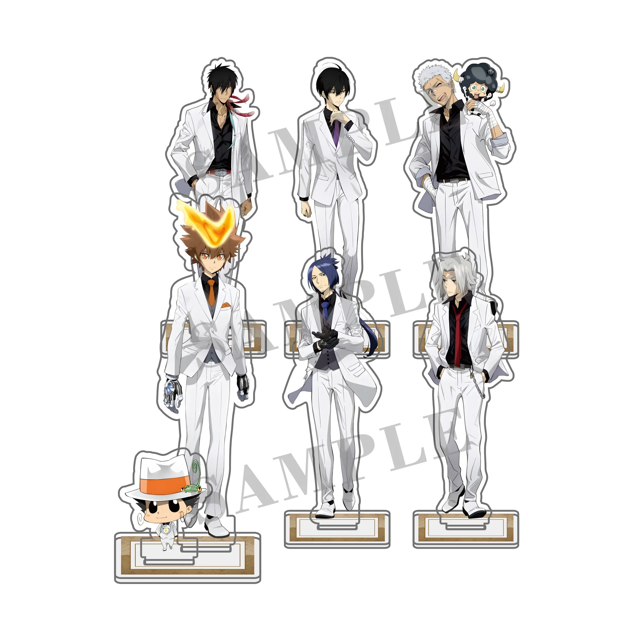 Katekyo Hitman Reborn! Acrylic Stand Desktop Display keychain Gifts 15CM