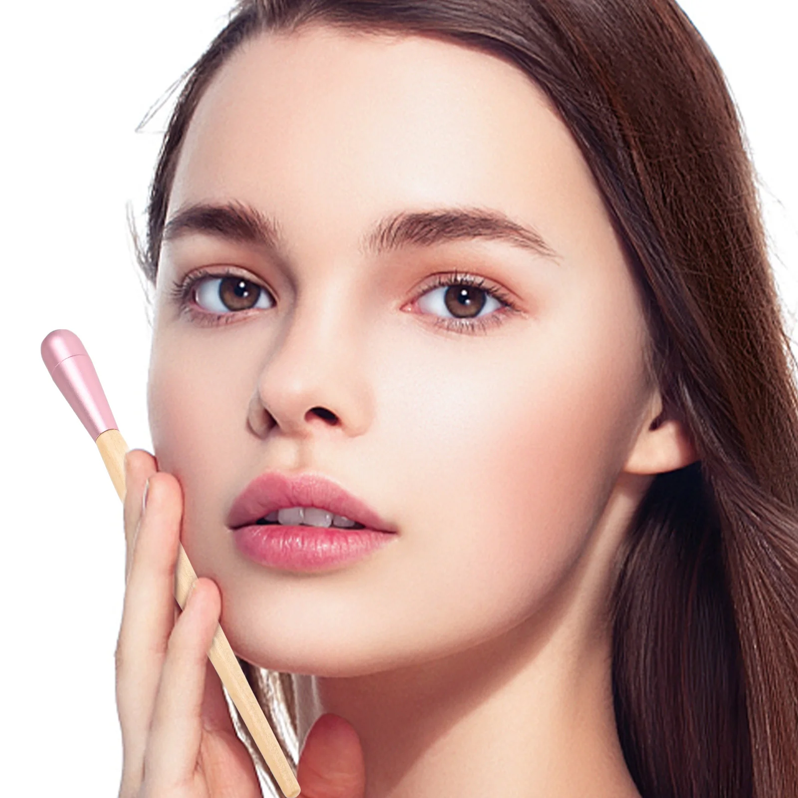 ลูกกลิ้งนวดหน้าหยก เครื่องมือดูแลผิวหน้า ช่วยลดความเหนื่อยล้าของดวงตา สำหรับผู้หญิง เพื่อความงาม