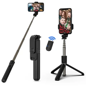 H1 Tongkat Selfie Bluetooth Nirkabel Tripod monopod Dudukan Ponsel untuk Perjalanan Luar Ruangan 3 IN 1 8 earphone e700 penjualan terbaik - №