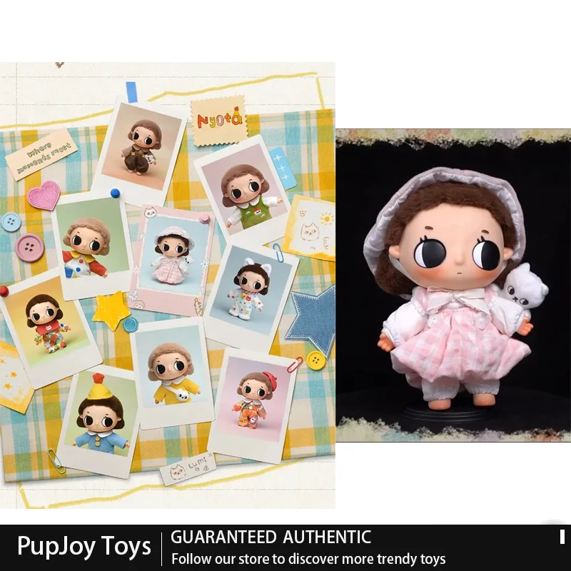 

New Pop Mart Nyota Where Moments Meet Series Vinyl Plush Blind Box Dolls Mystery Boxes Toy Desktop Ornament Cute Stuff Girls Toy