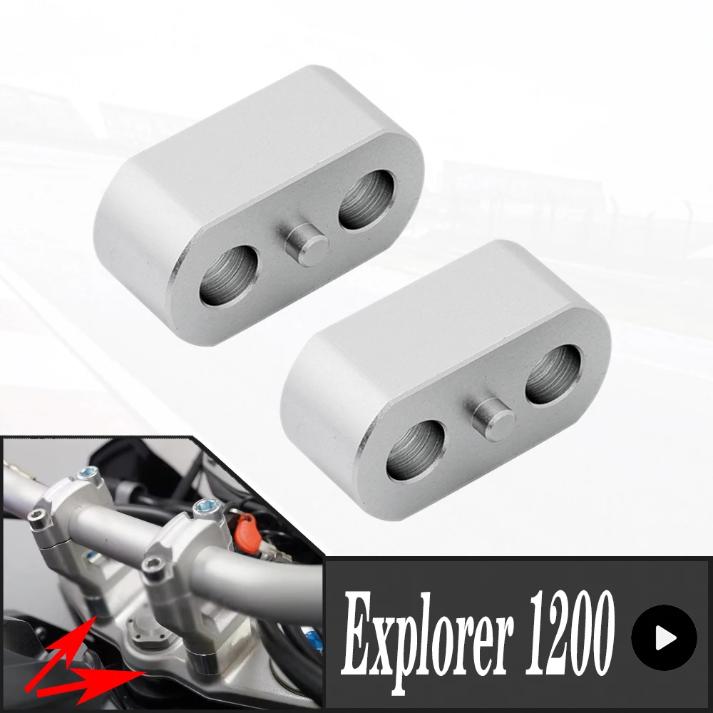 FOR Triumph Tiger Explorer 1200 XC XCA XR XRT XRX 2012-2022  Motorcycle Handlebar Risers Clamp Mounting Riser 20MM Explorer1200 - view 5