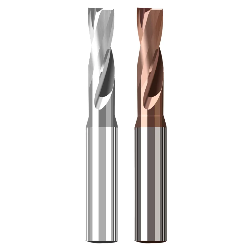 2PCS Integral Tungsten Steel flat bottom Bit 180 ° aluminum alloy countersunk shank Drill bevel fast Drill D0.5-D8.0mm