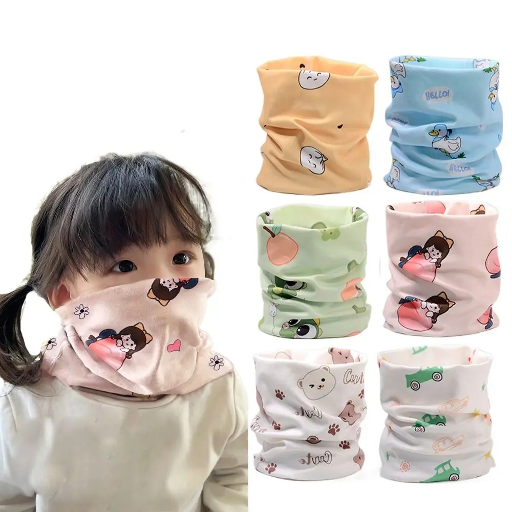 

Bib Baby Thermal Neck Warmer Windproof Coldproof Thickened Boys Girls Scarf Neckerchief Snap Fastener Snood Cowl Tube