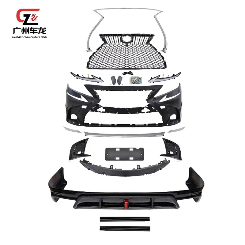 High Quality Auto Body kits for Toyota Camry 2018-2021 Upgrade TO LEXUS LS FACE include grille bumper rear lip