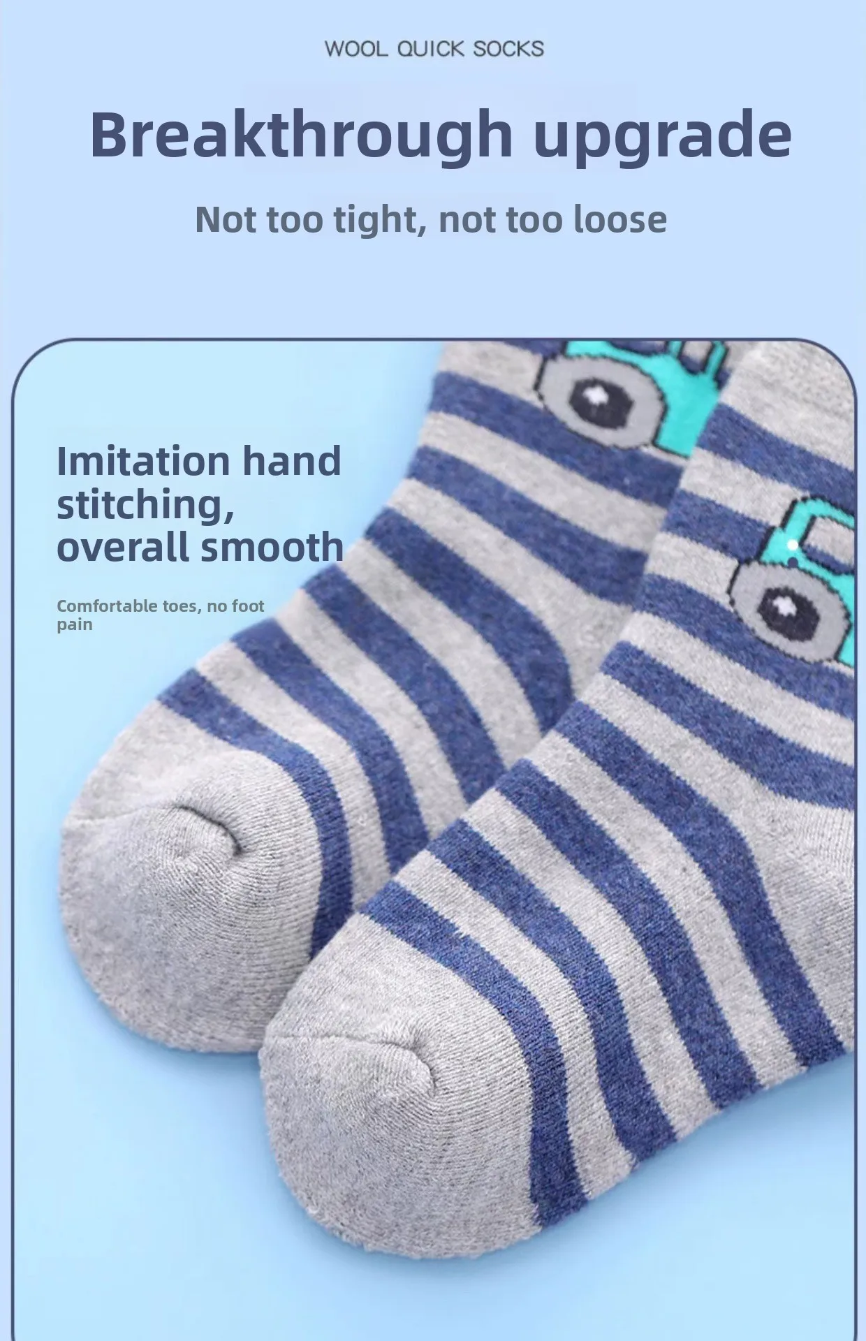 5 Paar Kinder-Thermo-Fleece-gefütterte Frottee-Socken mit mittlerer Wade, rutschfest, für den Winter, warm, für Babys und Kleinkinder, Unisex, Bodensocken für Jungen und Mädchen – Detail 11