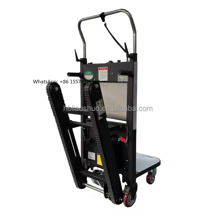 2026 Hot SellingClimb Stairs Easily and Labor-saving 500 kg Electric Stair Climbing Machine Trolley Battery Crawler Trolley