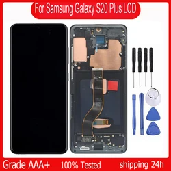 OLED For Samsung Galaxy S20 Plus LCD G985 G986B/DS Display Touch Screen Digitizer S20 Plus LCD SM-G985F Replacement