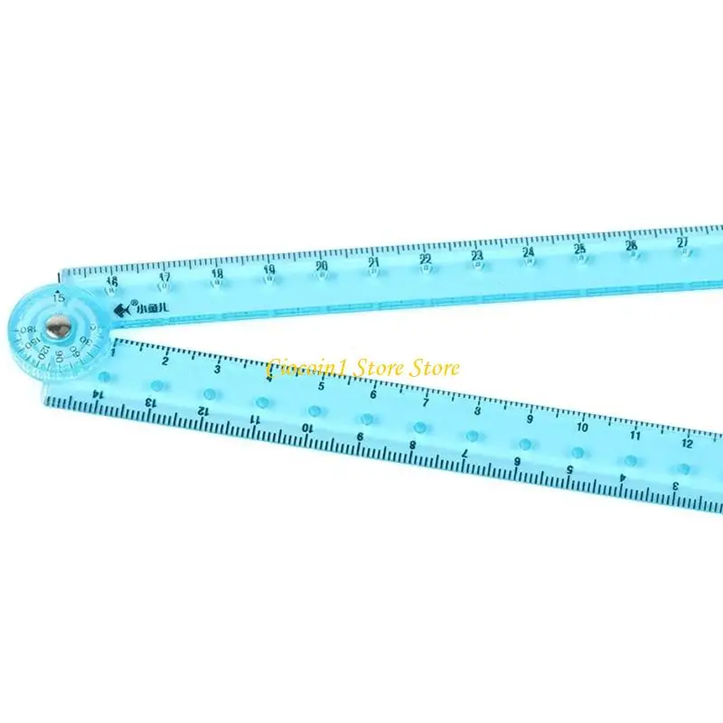 A3PC Clear Straight Ruler Math Measuring Tool for Student Teacher Drawing Measuring