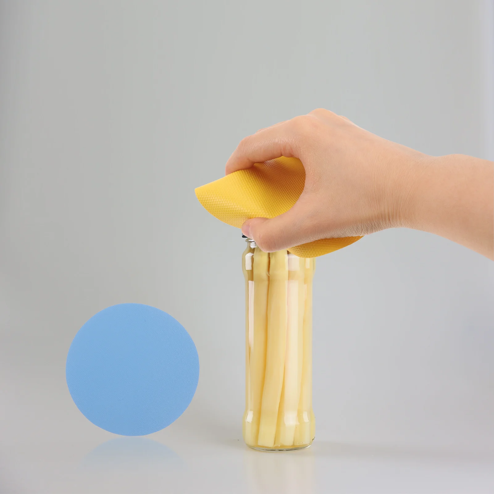 

8Pcs Bottle Open Pad Rubber Jar Opener Gripper Pads Heat Resistant Non-Slip Cup Coaster Multi-Use Kitchen Supplies Bottle Opener