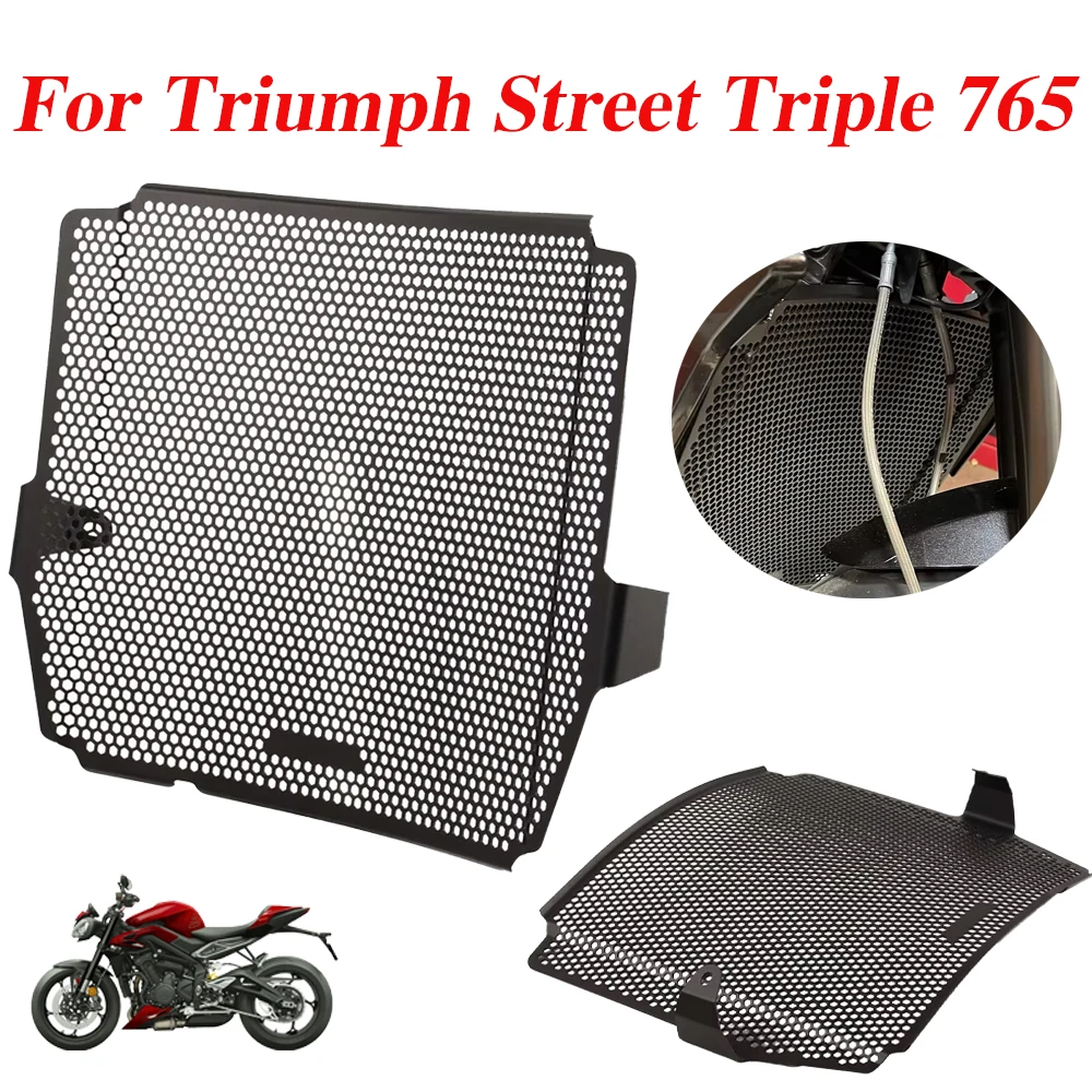 

For Triumph Street Triple 765 R RS 765R 765RS StreetTriple 2023 2024 Motorcycle Accessorie Radiator Guard Grill Cover Protector