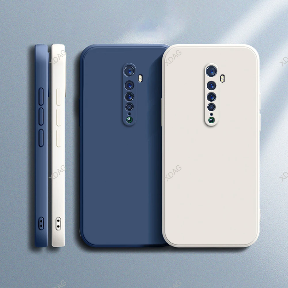 Funda Liquid Silicone Phone Case for OPPO Reno2 Reno 2 6.5