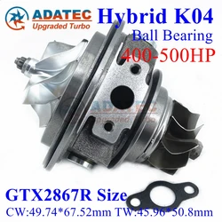 Hybrid K04 Ball Bearing 500HP Turbo Cartridge 53049880064 For VW Golf V VI Scirocco 2.0 TFSI / GTI CHRA for Audi TT S1 S3 Core