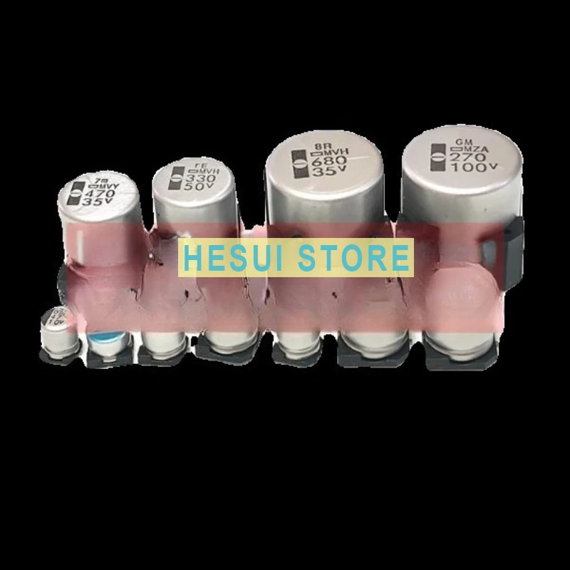 1000pcs Imported chip electrolytic capacitor 16V100UF 6.3X5.5 black diamond EMVE160ADA101MF55G
