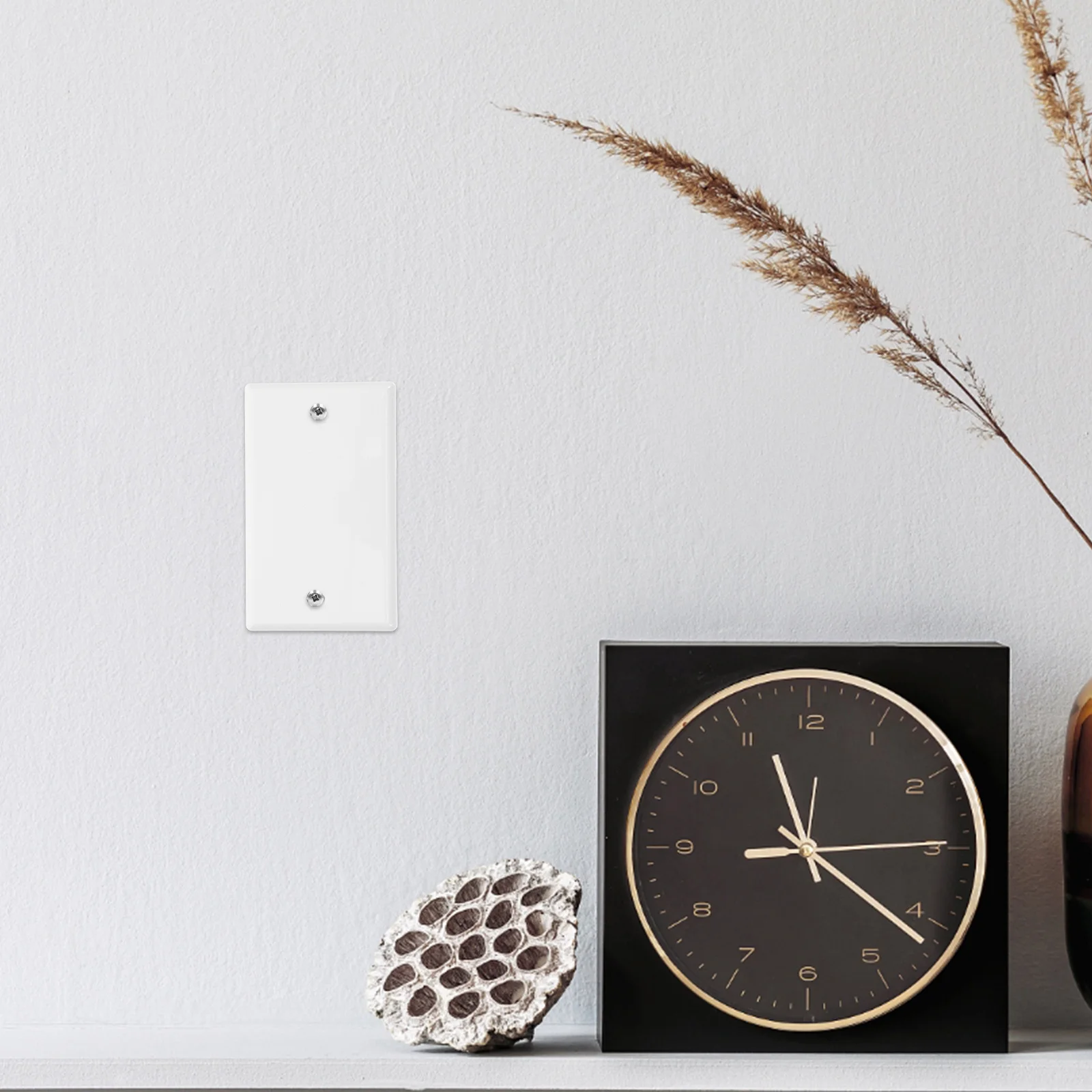 

10pcs Plate Cover White Plastic Electrical Outlet Box Covers For Decorative Switch Receptacle Durable Abs Pc Easy