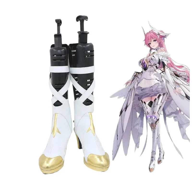 

LQDorothy Обувь для косплея Игра NIKKE Богиня Победы Косплей Сапоги Хэллоуин Карнавальный реквизит Обувь из искусственной кожи Костюм Опора