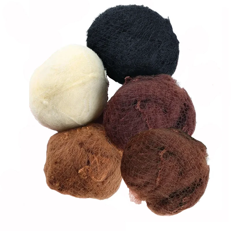 20 Stuks Duurzaam Nylon Haarnet Voor Knot Haar Haarstijl Gereedschap Zwart Bruin 5Mm Haarnetje Voor Pruiken Mesh Haar Styling Haarnetjes