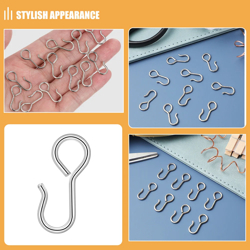60Pcs Car Seat Covers Hooks Iron Heavy Duty Fixing Hangers for Vehicle Seat Cushion and Storage Organizer Car Storage Hooks