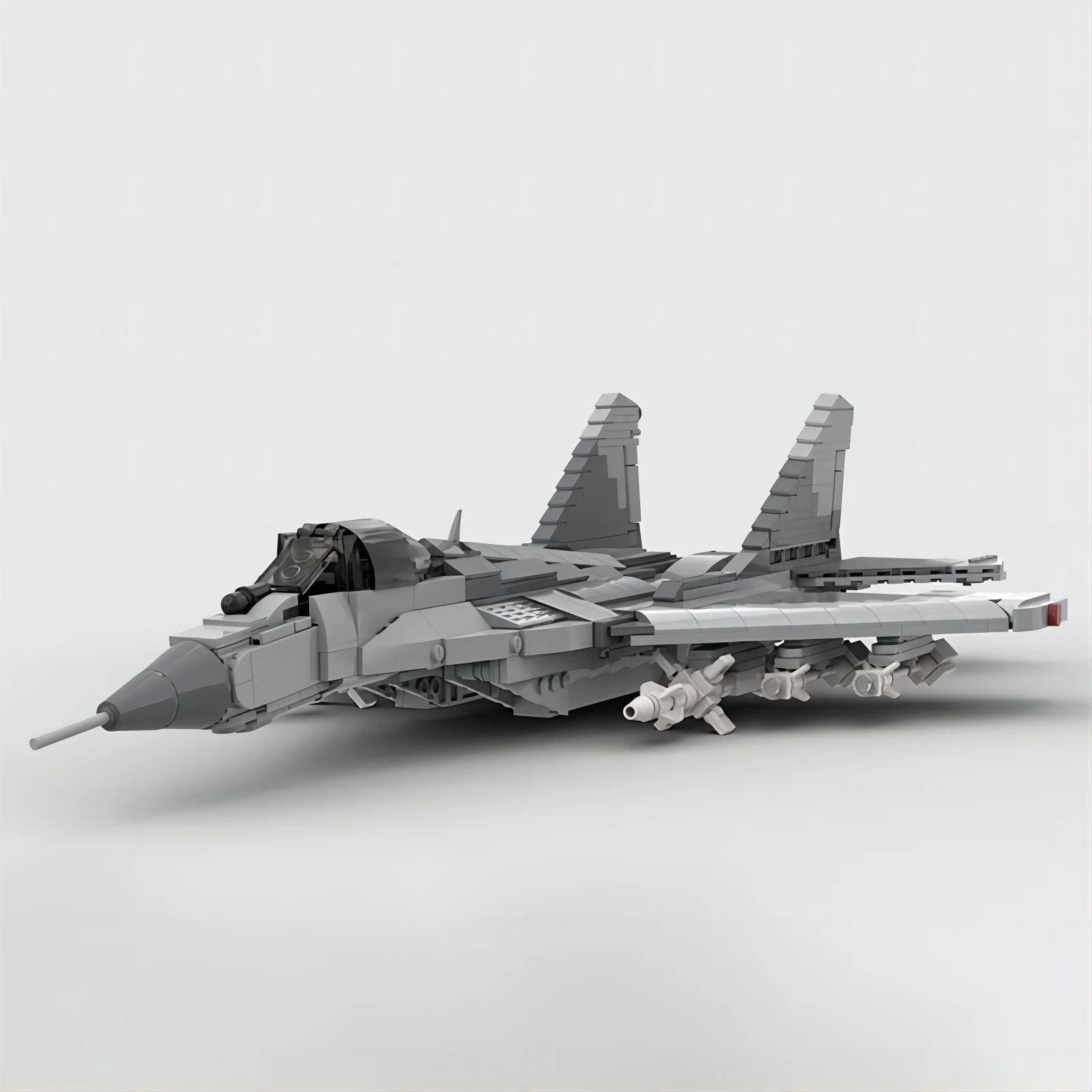 995PCS MOC Military Weapons MiG-29A Missile Jet Fighter Model Building Blocks Technology Bricks DIY Assembly Toys Birthday Gifts