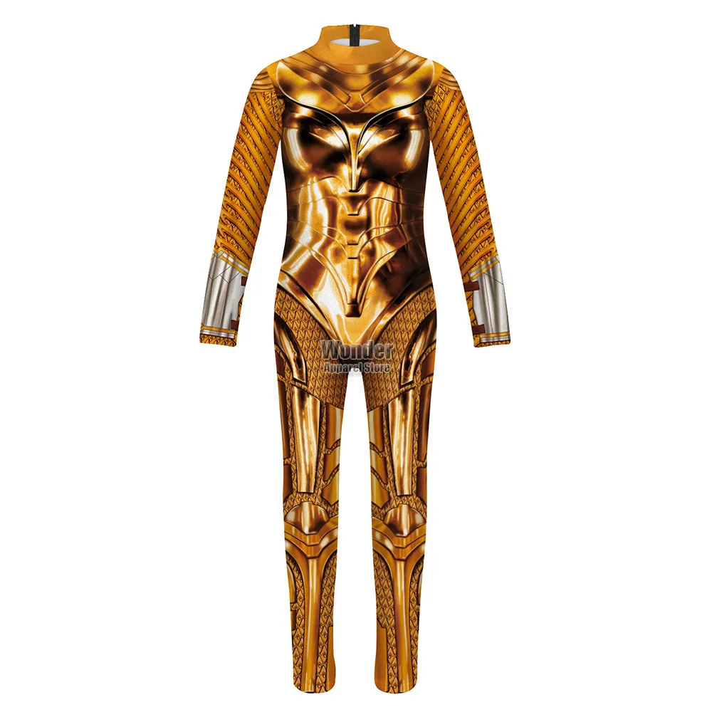 Boys Girls Punk Future Robot ET Machine 3D Printing Jumpsuit Kids Halloween Cosplay Costumes Party Role Playing Dress Up Outfit