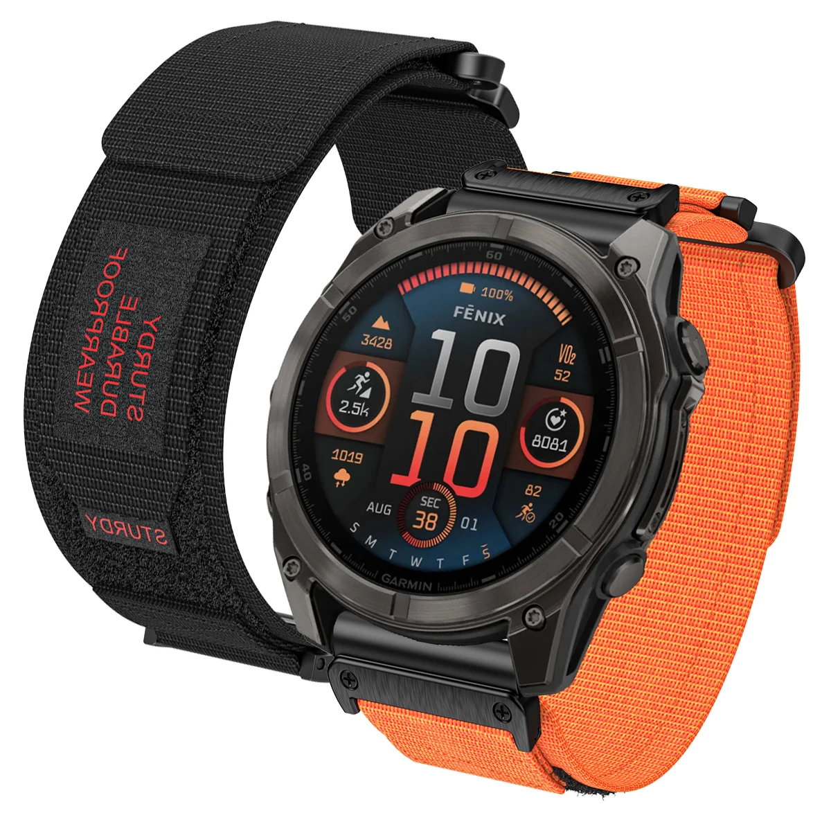 22mm 26mm Woven Nylon Band For Garmin Fenix E 8pro Fenix 7 7X 6 6X 5 5X Plus 3HR/Quatix 8/Epix Pro Gen 2 QuickFit Strap Bracelet