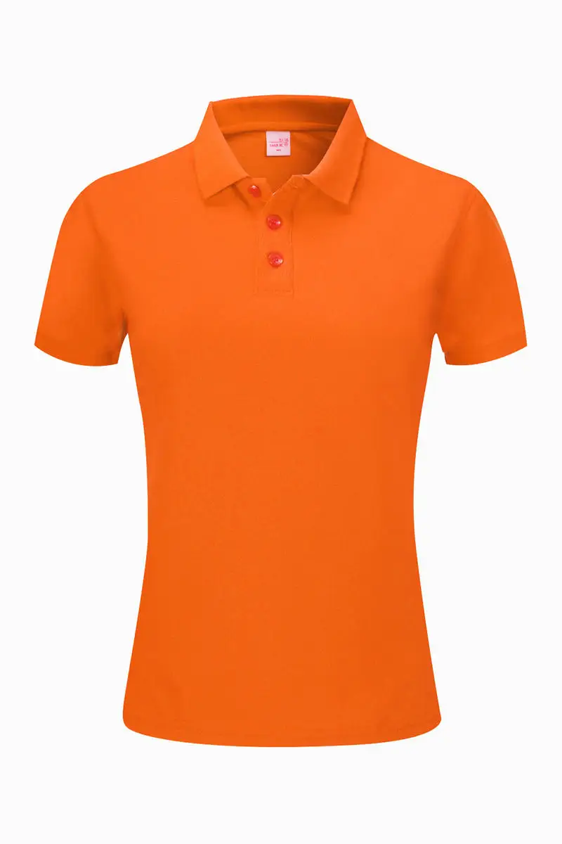 Customized LOGO Polo Shirt Women SummerCotton Shorts Sleeve Polo Business Clothes Luxury Women Tee Shirt Print LOGO
